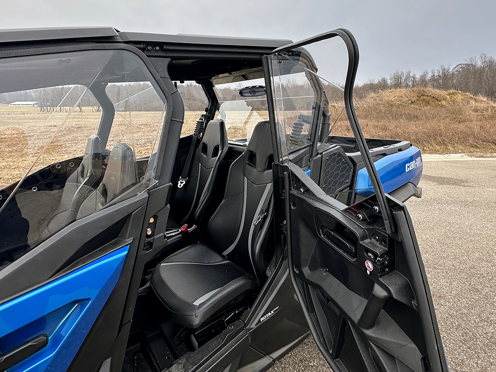 CAN AM COMMANDER MAX HARD COATED REAR UPPER DOOR KIT SPORT CONCEPT MFG.