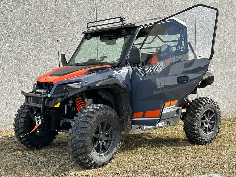 thumbnail image 2 of Pair Of Universal Soft Doors Enclosure With Powder-Coated Steel Frame For Polaris General 2 of 6
