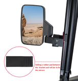 Adjustable UTV Side Mirrors (pair) For Profile Roll Bars